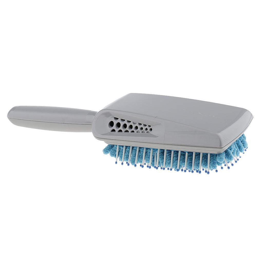 Maxbell Quick Drying Hair Brush Comb Microfiber Towel Absorbent Dry Wet Hair Blue - Aladdin Shoppers
