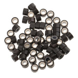 Maxbell 1000 Pieces Silicone Hair Extension Loop Micro Color Ring Beads Dark Brown - Aladdin Shoppers