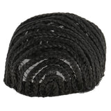 Maxbell Soft Breathable Adjustable Professional Home Cornrow Mesh Net Wig Cap Black M - Aladdin Shoppers