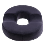 Maxbell Coccyx Orthopedic Hollow Memory Foam Seat Cushion Back Pain Relief Navy