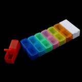 14 Compartments 7 Day Pill Organizer Box