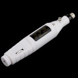 Maxbell Nail Repair-Clamp Tweezer Pincher with Mini Electric File Nail Drill EU Plug