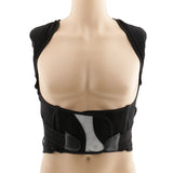 Uni Posture Corrector Body Back Lumbar Shoulder Belt Brace Support L