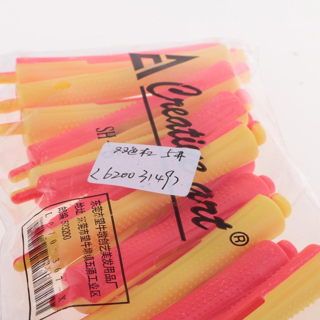 12 Pieces Hair Grip Curlers Rollers Salon Hairdressing Styling Tool 1.4x9 cm