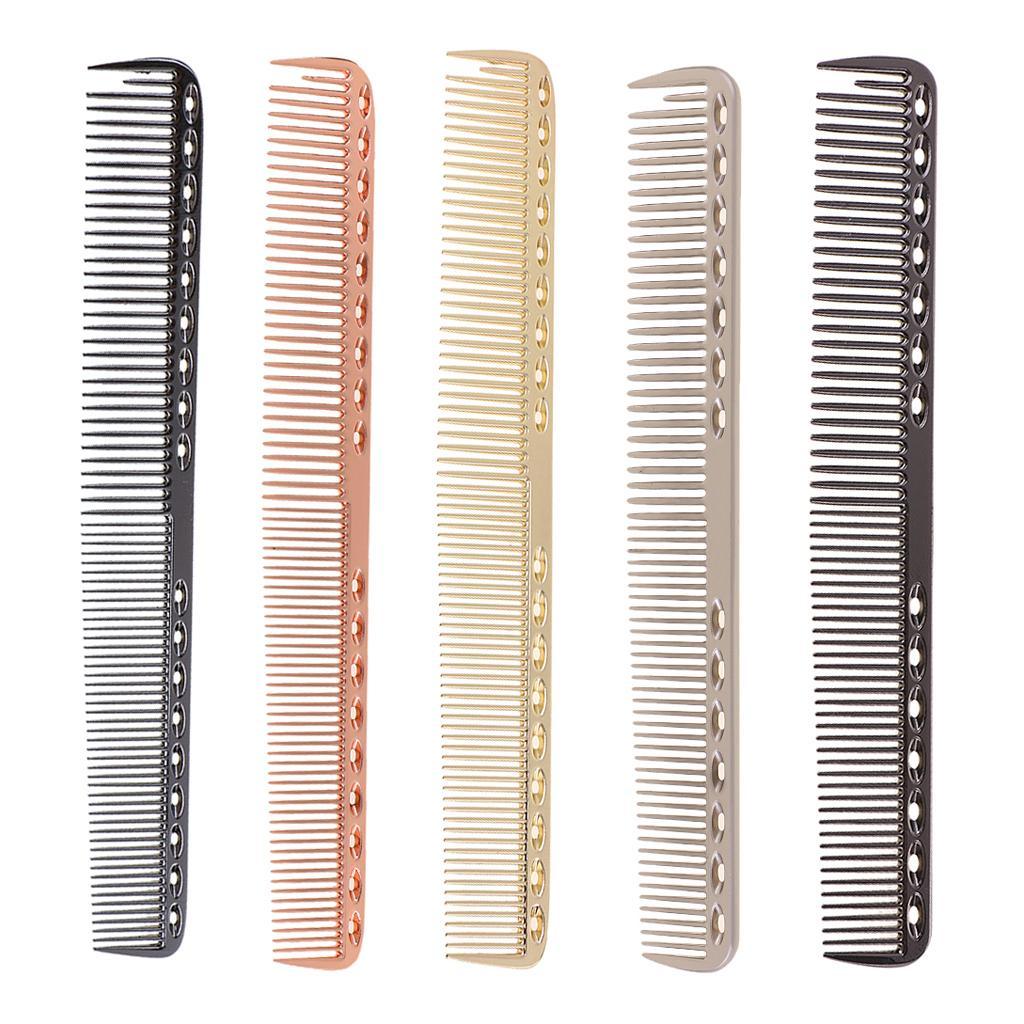 Maxbell Ultra-Light Aluminum Salon Barbers Hair Hairdressing Cutting Comb Grey - Aladdin Shoppers