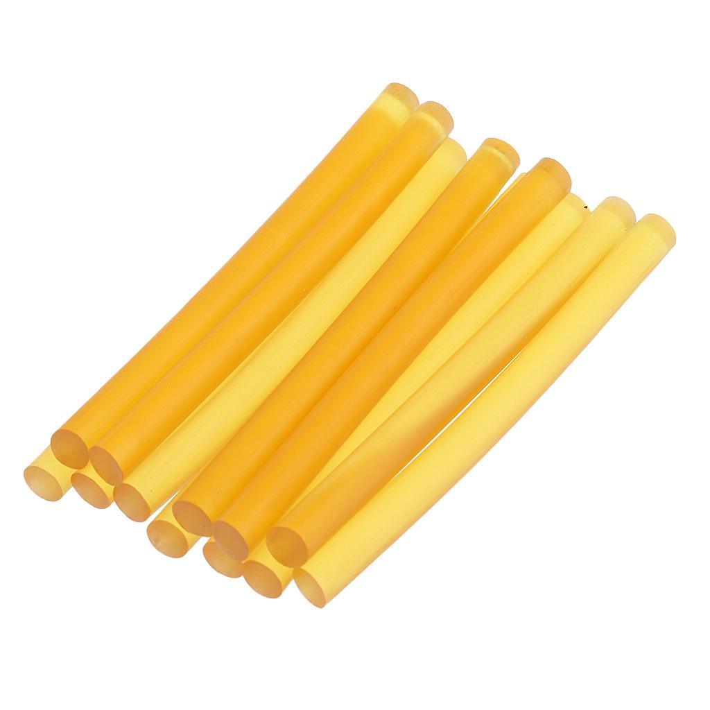 Maxbell Easy Use Bonding Glue Sticks For Women Girls Hair Fashion Hair Styling Hair Extension Machine 10cm Length Pack of 12PCS Yellow - Aladdin Shoppers