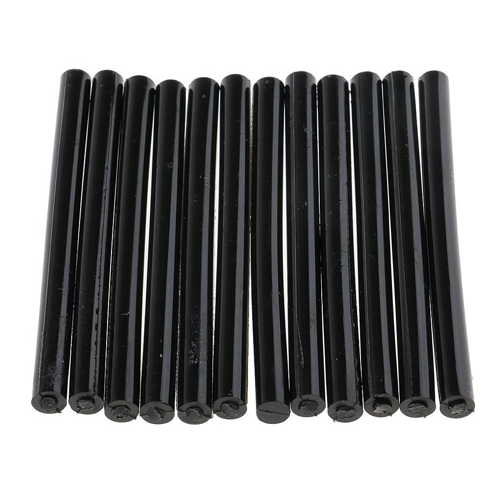 Maxbell 12 Pieces 7.5mm Bonding Glue Sticks for Hair Extension Fusion 10cm Black - Aladdin Shoppers
