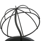 Iron Hat Cap Storage Display Holder Hair Wigs Rack Shelf Stand Tool Black S