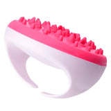 Maxbell Handheld Multi-function Cellulite Full Body Massager Brush Glove Relaxing Bath Shower Scrubber Pink