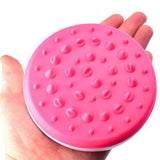 Maxbell Handheld Multi-function Cellulite Full Body Massager Brush Glove Relaxing Bath Shower Scrubber Pink