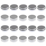 10x 20ml Empty Round Cosmetic Cream Lip Balm Screw Lid Tin Container Jars #A