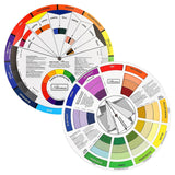 Maxbell Artist Tattoo Pigment Paint Color Mixing Guide Palette Wheel Matching Chart Board Color Selection Tool