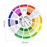 Maxbell Artist Tattoo Pigment Paint Color Mixing Guide Palette Wheel Matching Chart Board Color Selection Tool