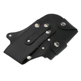 Pro Barber & Salon PU Leather Holster - Holder for Haircutting Scissors/Shears, Clippers, Styling Combs and other Salon Tools Case Black