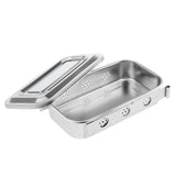 Maxbell Steel Instrument Storage Hole Box with Lid Tools Surgical Medical Veterinary #A