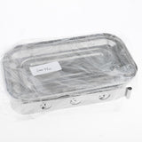 Maxbell Steel Instrument Storage Hole Box with Lid Tools Surgical Medical Veterinary #A