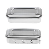 Maxbell Steel Instrument Storage Hole Box with Lid Tools Surgical Medical Veterinary #A