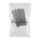 Max 10x Silicone Eyeglasses Temple Covers Glasses Frame Tubes Replacement Black