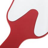 Maxbell Cute Tooth Shaped Hand Held Plastic Makeup Mirror Gift Red