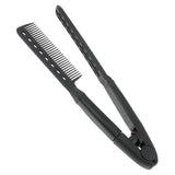 Maxbell Salon Barber Hairdresser Hairdressing Styling Comb, Hair Straightener Folding V Type Comb - Aladdin Shoppers