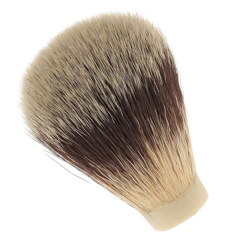Nylon Shaving Brush Knot for Men Salon Hair Ramoval Cutting Dust Cleansing 2.0x6cm