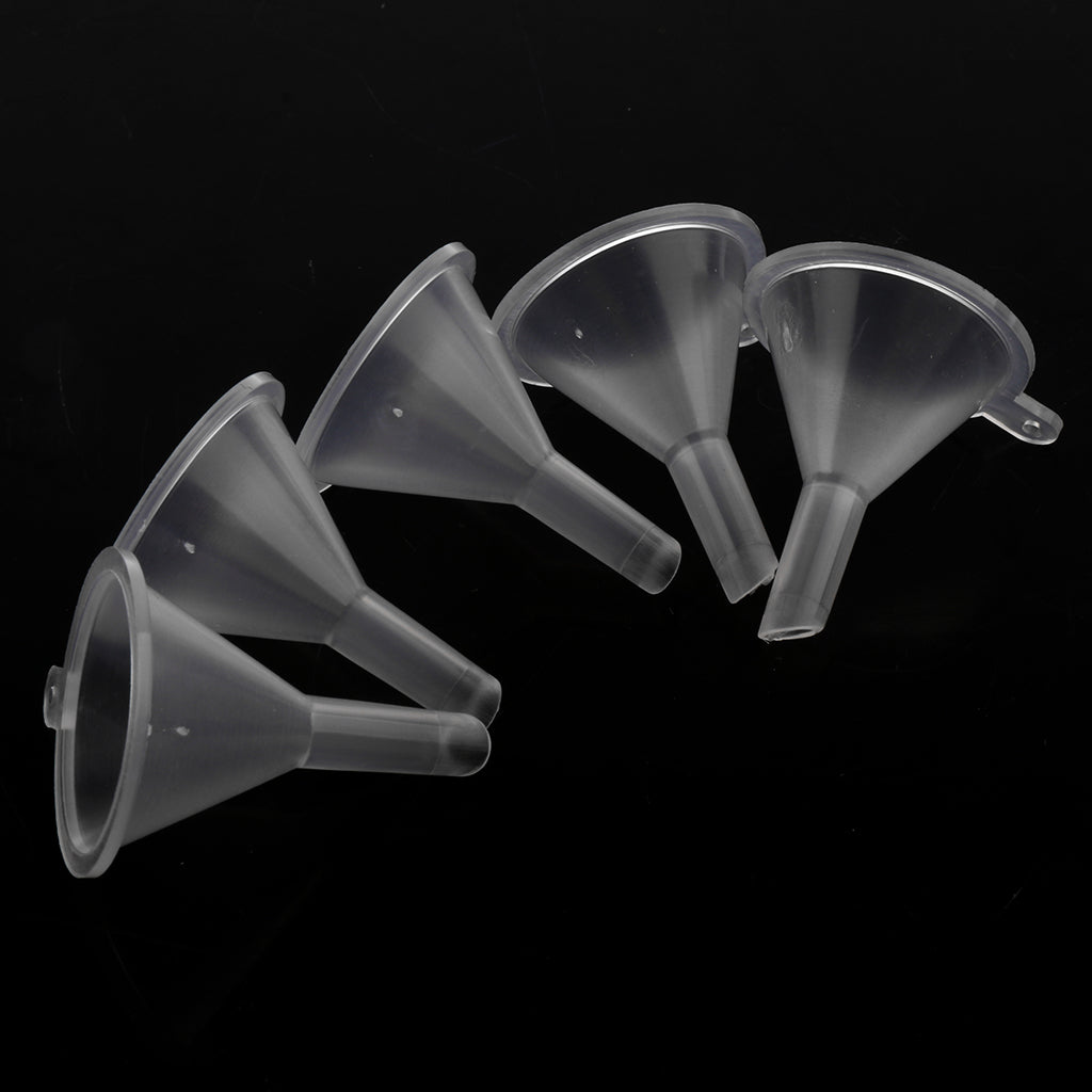 5 Bottles Mascara Container Tubes Vials with Eyelash Wand, Refillable With Funnels, Portable Comestic Kit 4ml