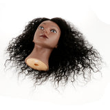 Cosmetology Hairdressing Practice Training Mannequin Head With Human Hair