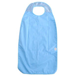 Waterproof Adult Terry Cloth Mealtime Bib Disability Apron Washable Blue