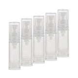 5 Pieces 5ml Pump Press Empty Tubes Cosmetic Cream Lotion Travel Bottle