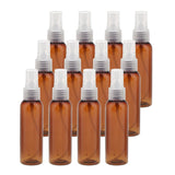 12PCS Brown Comestic Empty Spray Bottle Perfume Cream Atomizer 60ml Clear