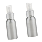 Maxbell 2 Pieces Aluminum Perfume Spray Bottles Fine Mist Atomizer for Travel 50ml