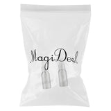 Maxbell 2 Pieces Aluminum Perfume Spray Bottles Fine Mist Atomizer for Travel 50ml