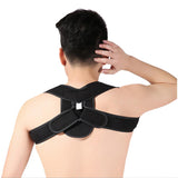 Clavicle Hampback Posture Corrector Back Shoulder Support Belt S/M/L M Black
