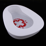 Maxbell Autoclavable Plastic Bedpan Brush Gloves Set Bed Pan for Elderly Women Men