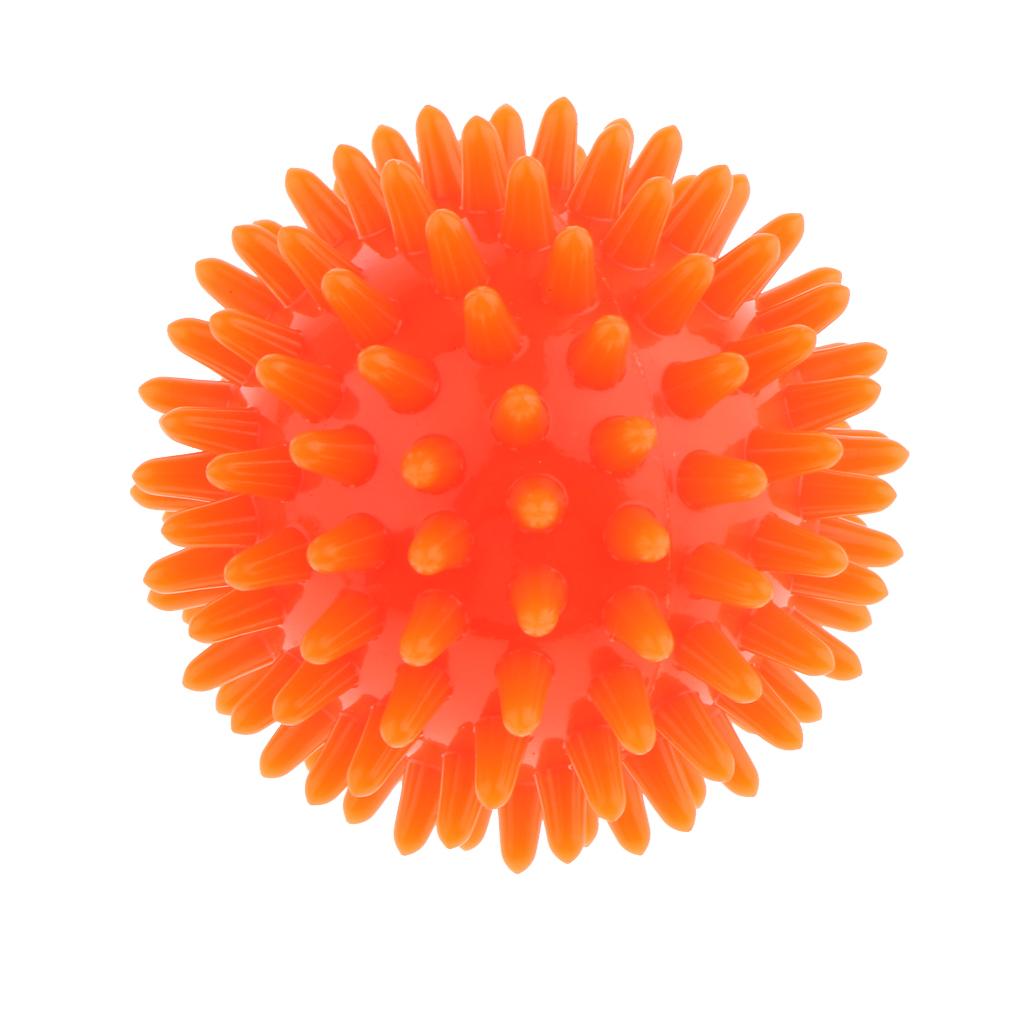 Hand Massage Ball Body Spiky Trigger Point Acupuncture Red Organge