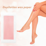 Max 10 Piece Double Side Leg Arm Body Hair Removal Cold Wax Strips Paper Pink