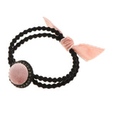 6Pieces Fashion Women Girls Hair Band Elastic Rope Ring Ponytail Holder Pink