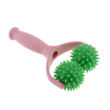 Handheld Acupuncture Spiky Massage Ball Shoulder Muscle Massager Pink Green