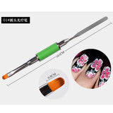 Dual Head Nail Art UV Gel Drawing Liner Painting Pen Brush Polish Tool Type1