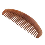 Maxbell Natural Peach Wood Tooth Comb Anti Static Hair Care Comb Massage Wide Teeth - Aladdin Shoppers