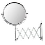 Max Adjustable 2 Way 1x/3x Magnifying Wall Mount Bathroom Shaving Makeup Mirror 3012