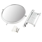 Max Adjustable 2 Way 1x/3x Magnifying Wall Mount Bathroom Shaving Makeup Mirror 3012