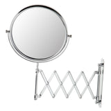 Max Adjustable 2 Way 1x/3x Magnifying Wall Mount Bathroom Shaving Makeup Mirror 3012