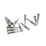 Max 500 Pieces Self Tapping Tiny Screws Watch Eyeglass Repair Kit 2.0x1.4x7.0mm