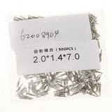 Max 500 Pieces Self Tapping Tiny Screws Watch Eyeglass Repair Kit 2.0x1.4x7.0mm