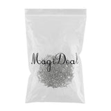 Max 500 Pieces Self Tapping Tiny Screws Watch Eyeglass Repair Kit 2.0x1.4x7.0mm