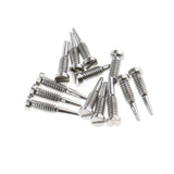 Max 500 Pieces Self Tapping Tiny Screws Watch Eyeglass Repair Kit 2.0x1.4x7.0mm