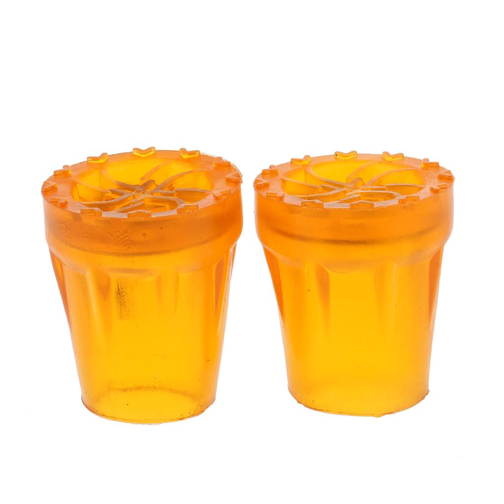 2pcs Anti-skid Stable Shock Absorb Walking Stick End Crutch Cane Rubber Tips 25mm