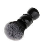Men Barber Salon Shaving Grooming Brush Resin Handle Nylon Hair Black