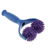 Acupuncture Shoulder Muscle Massager Roll Massage Ball Blue + Purple